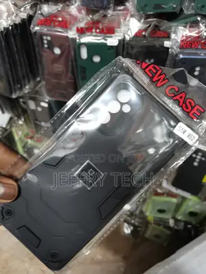 Galaxy M52 Shockproof Polycarbonate Hybrid Armor Case-Black