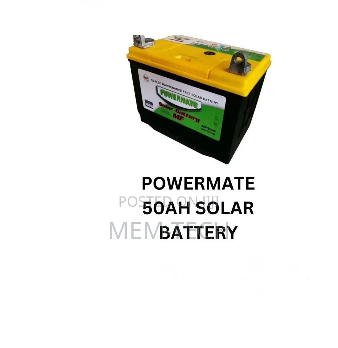 Powerful Powermate 50ah Solar Battery