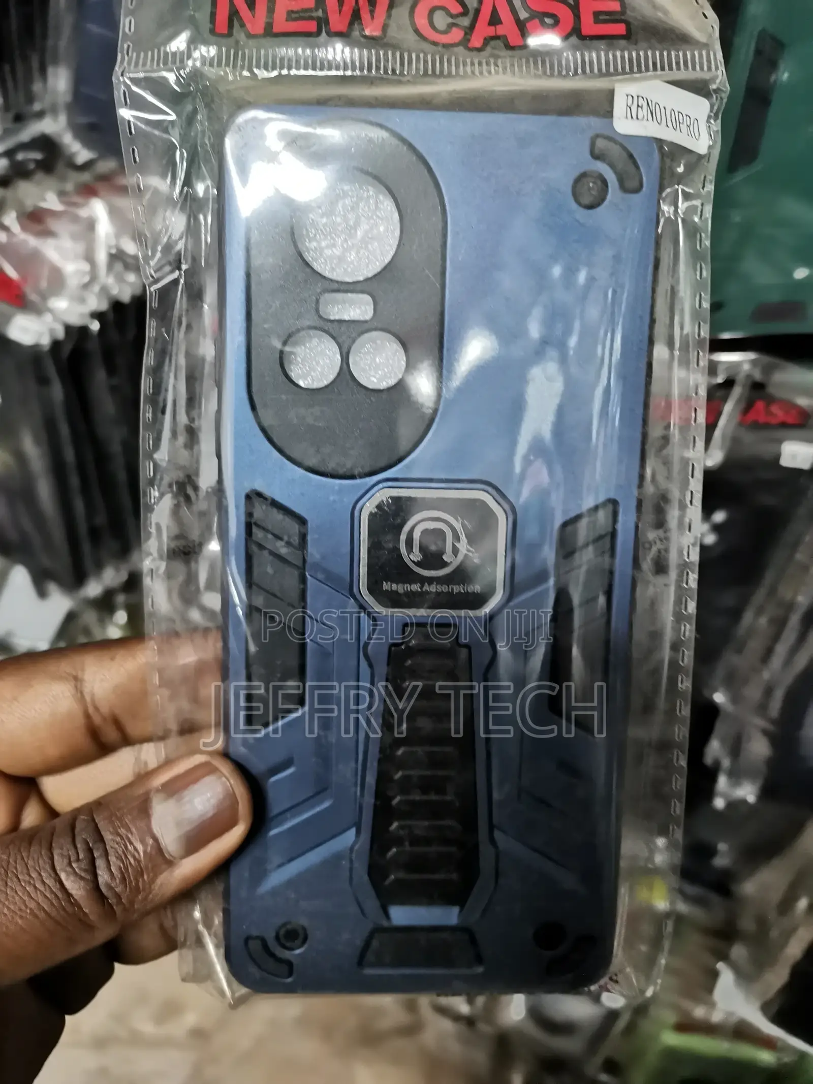 Oppo Reno 10 Pro Hybrid Shockproof Polycarbonate Case-Blue
