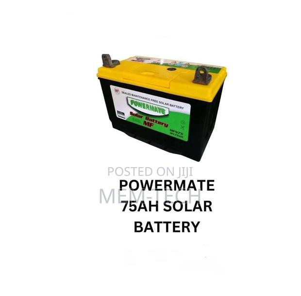 Powerful Powermate 75ah Solar Battery - main view