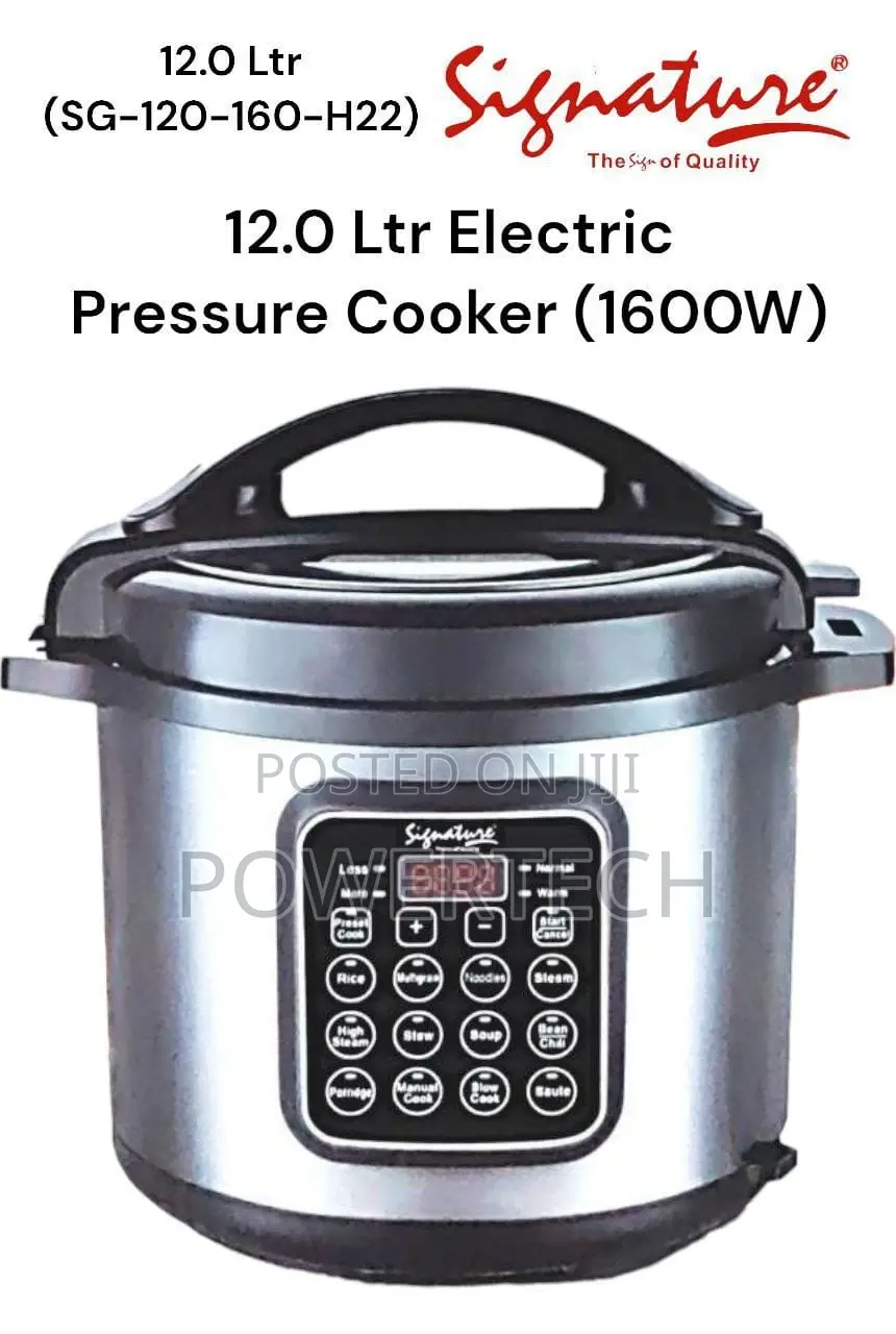 *Signature 12.0 LTR Electric Pressure Cooker