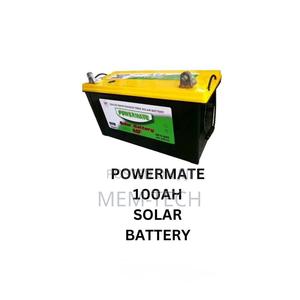 Powerful Heavy Duty Powermate 100ah Solar Battery - main view