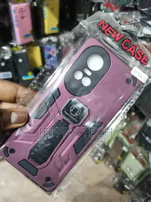 Oppo Reno10 Armor Case With Kickstand Shockproof-Pink