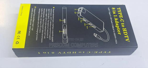 Type C To Hdmi Adapter 8 In 1 Type C Docking Station - thumbnail 6