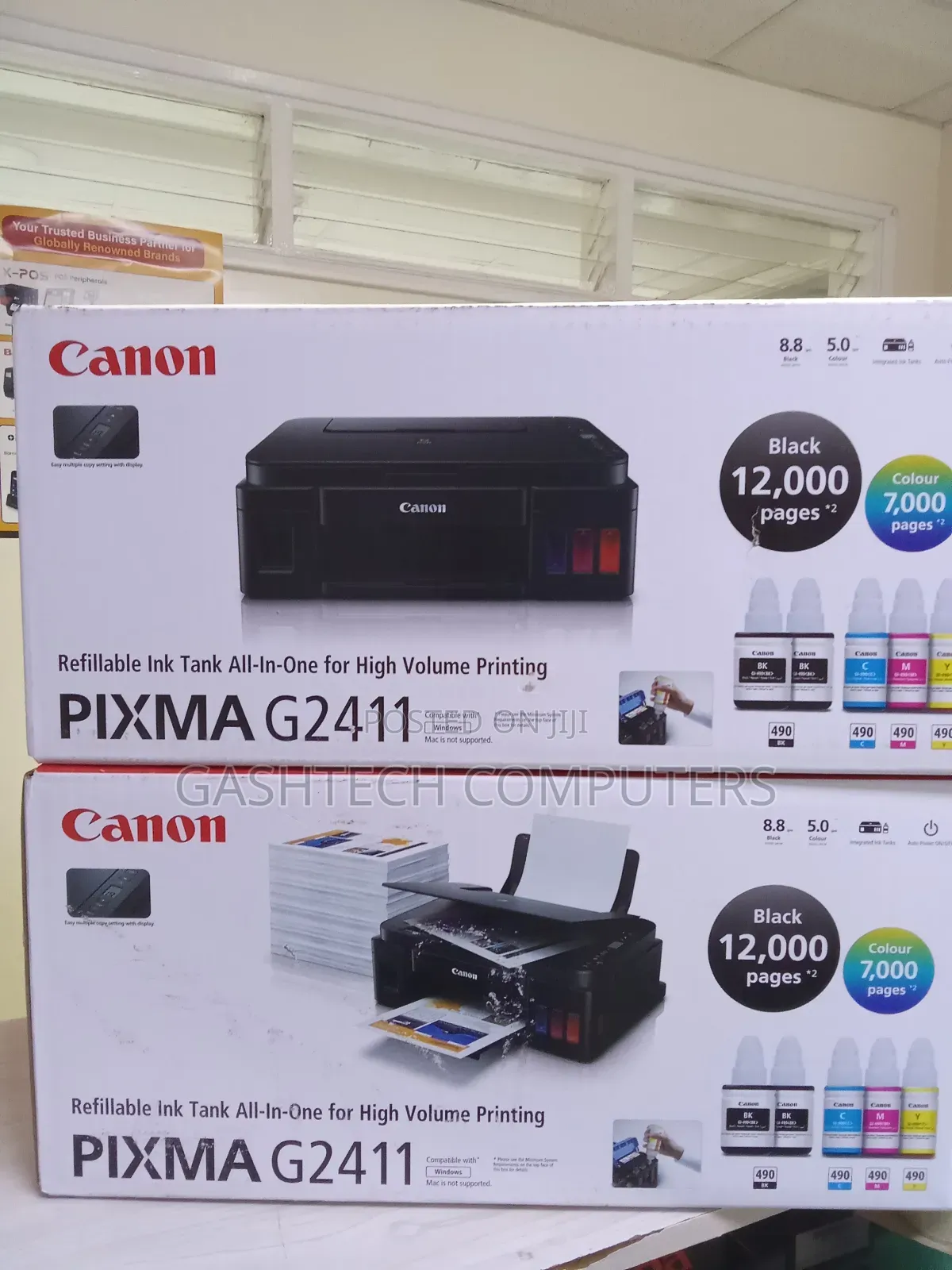 CANON Pixma G2411 Colored Printer [ Print , Copy Scan ]