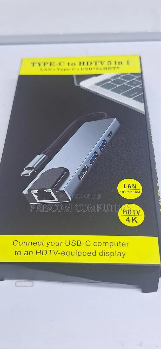 Type C To Hdmi Adapter 5 In 1 Type C Docking Station - thumbnail 4