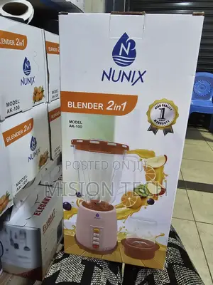 Nunix Blender 2 in 1 With Grinder Machine 1.5l Ak-100