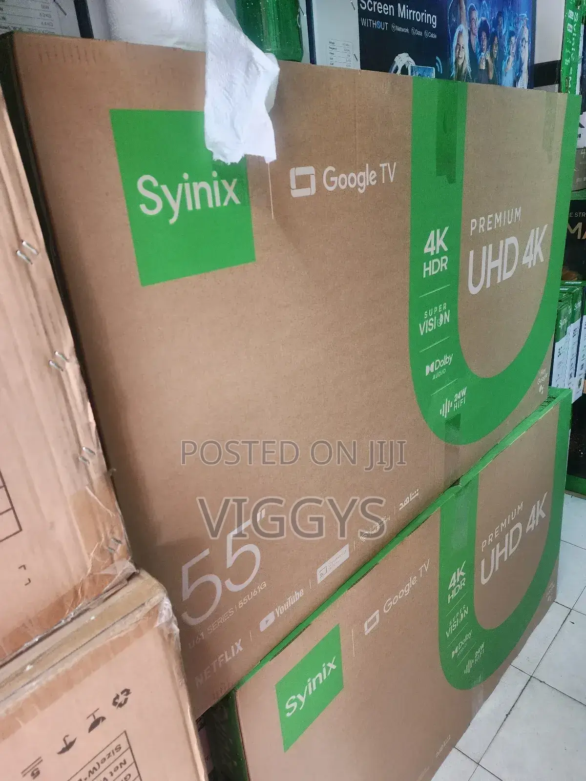 Synix 55 Inches Smart Android Tv