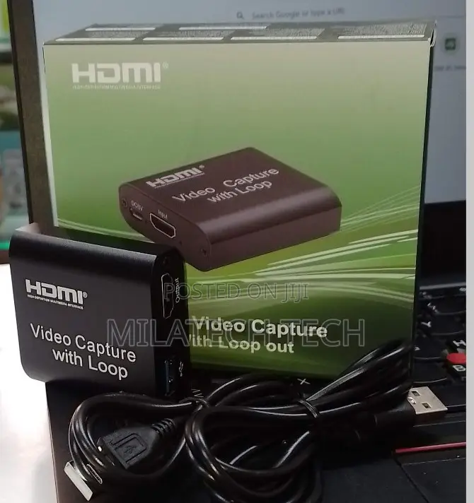HDMI Video Capture With Loop Out Live Streaming Device