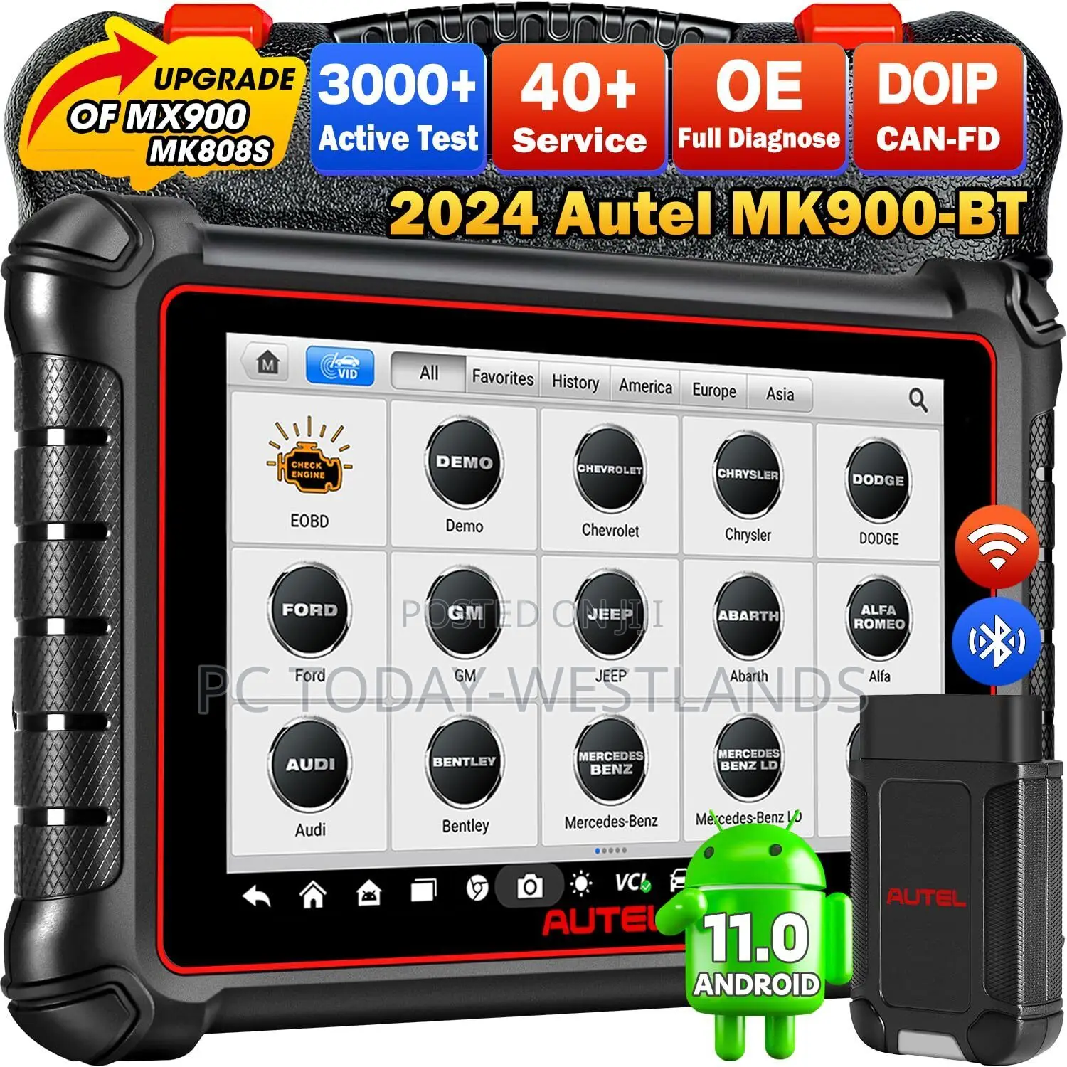 Autel Maxicom Mk900bt Pro Obd2 Bluetooth Diagnostic Scannner