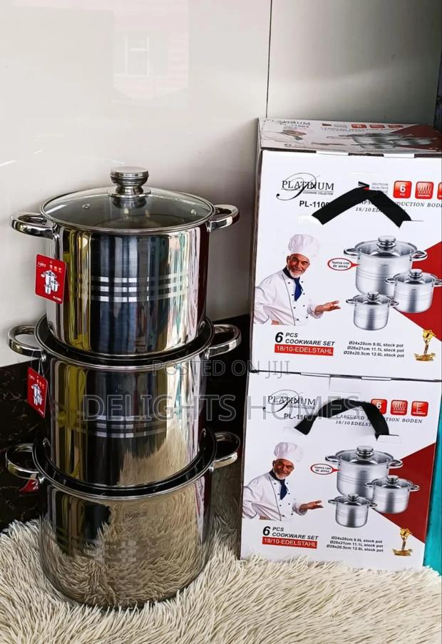 Platinum 6pc Cookware. _Je