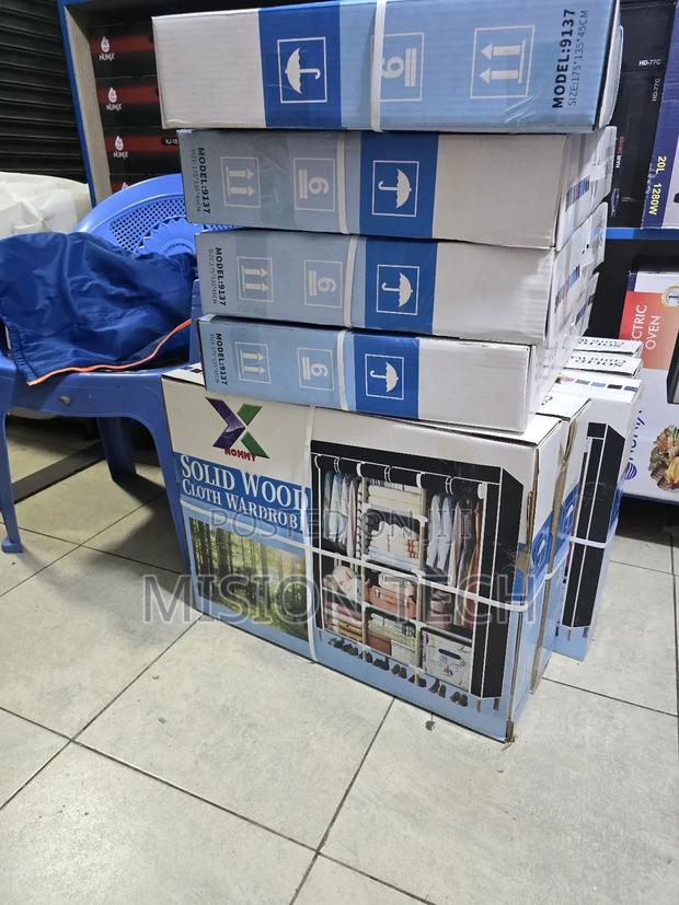 Wooden Wardrobe 3 Columns Wooden Wardrobe - main view