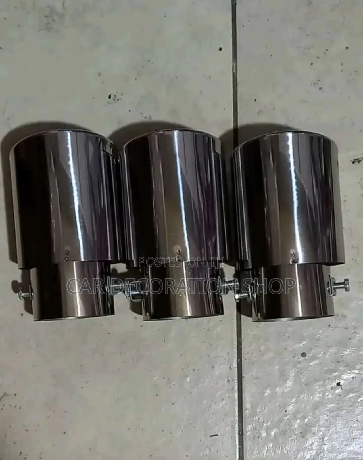 Stainless 1pc Standard Size Single Exhaust Tip