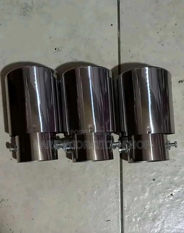 Stainless 1pc Standard Size Single Exhaust Tip - main view