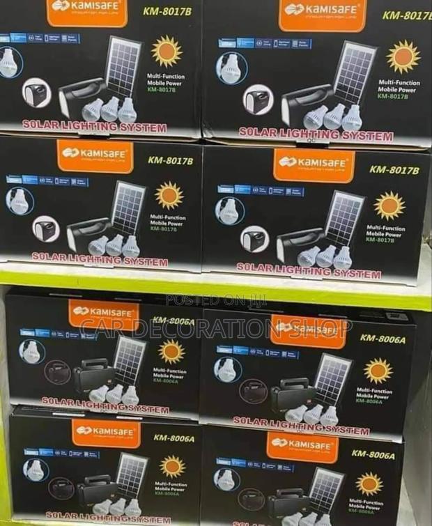 Kamisafe 3 Bulb Solar Lighting System - main view
