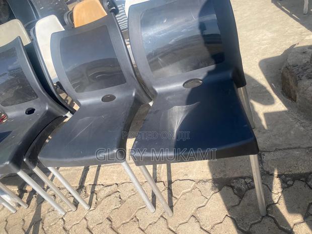 Black Plastic Chairs - main view