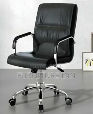 Office Chair: Blissful Leather High Back Office Chair