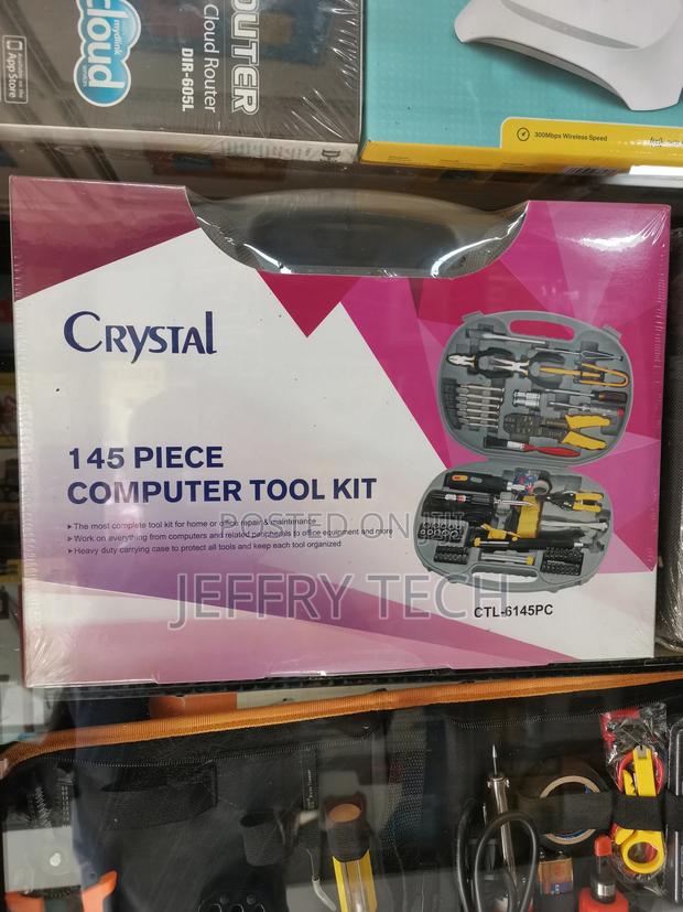Crystal 145 Piece Computer Tool Kit