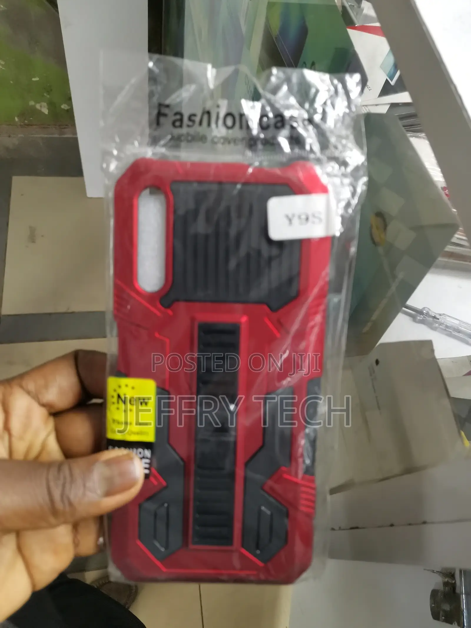 Rugged Hard Cover for Huawei Y9s- Blue