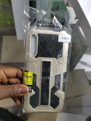 Huawei Y9s Case Kickstand Shockproof Hard Bumper (Works With