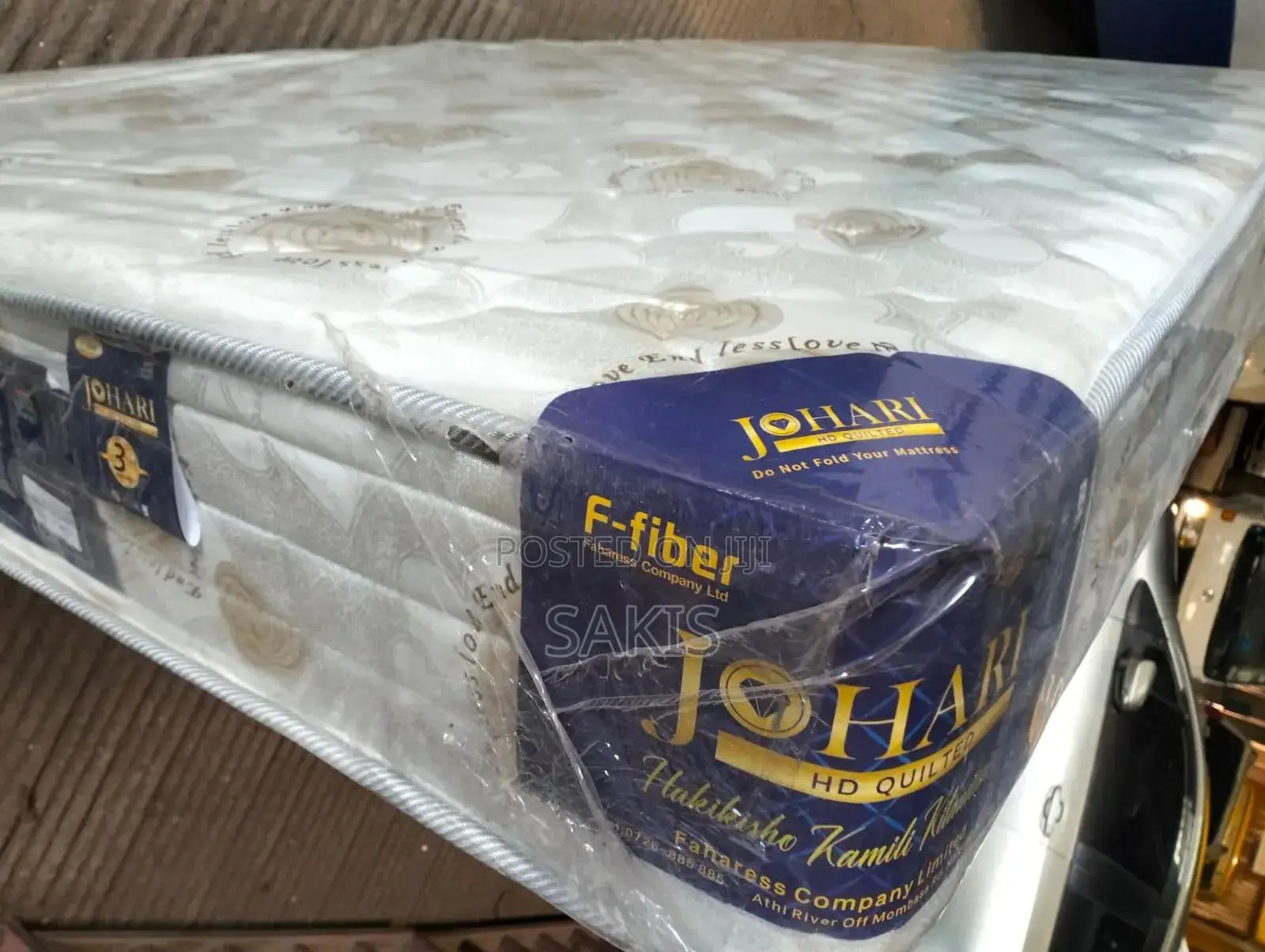 Jibu Lako! 5 X 6 X 8 High Density Quilted Johari Mattresses