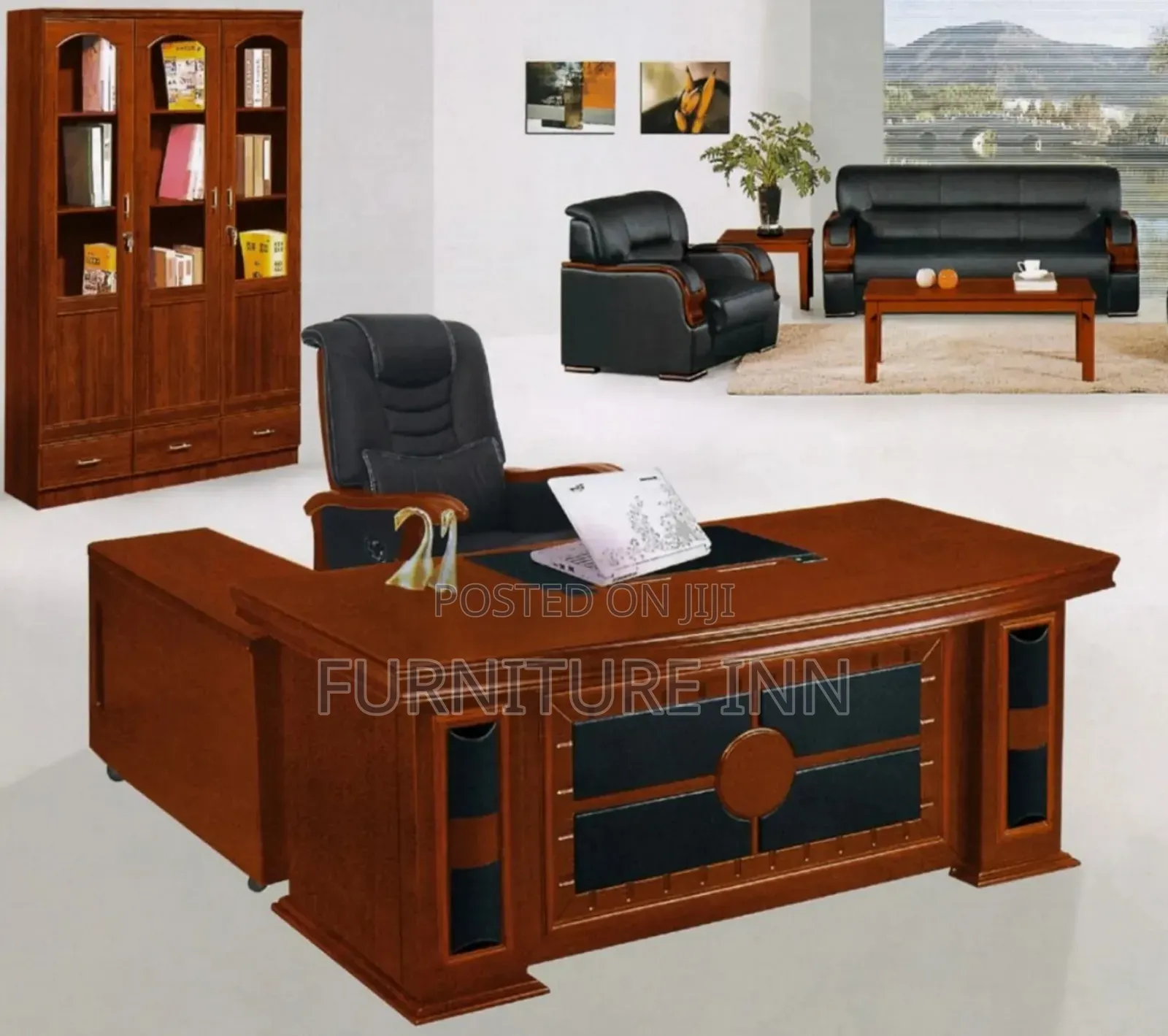 Office Table: Modern Directors Mahogany Executive Table