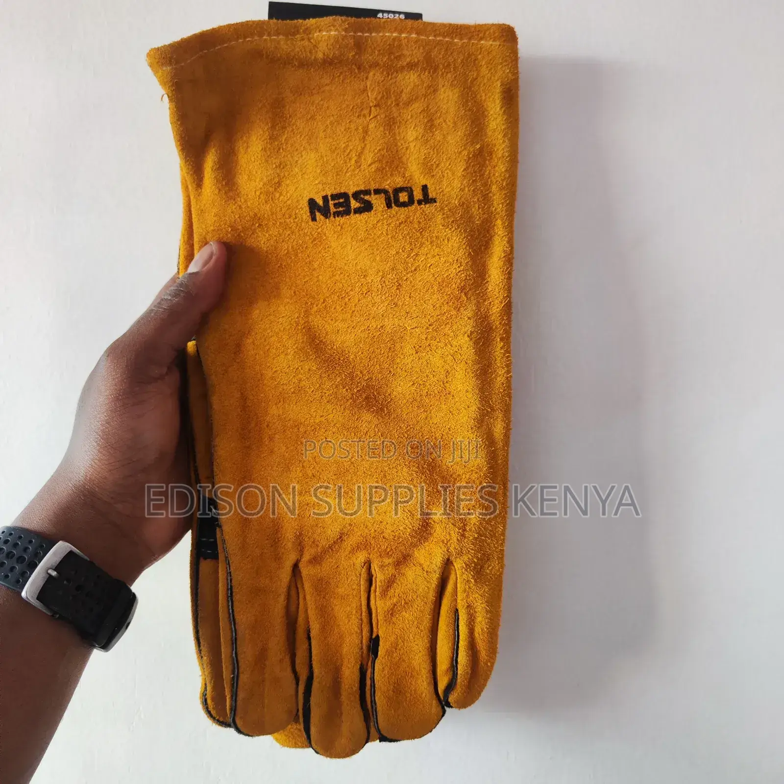 Tolsen Welding Gloves Industrial Yellow Leather Welder Glove