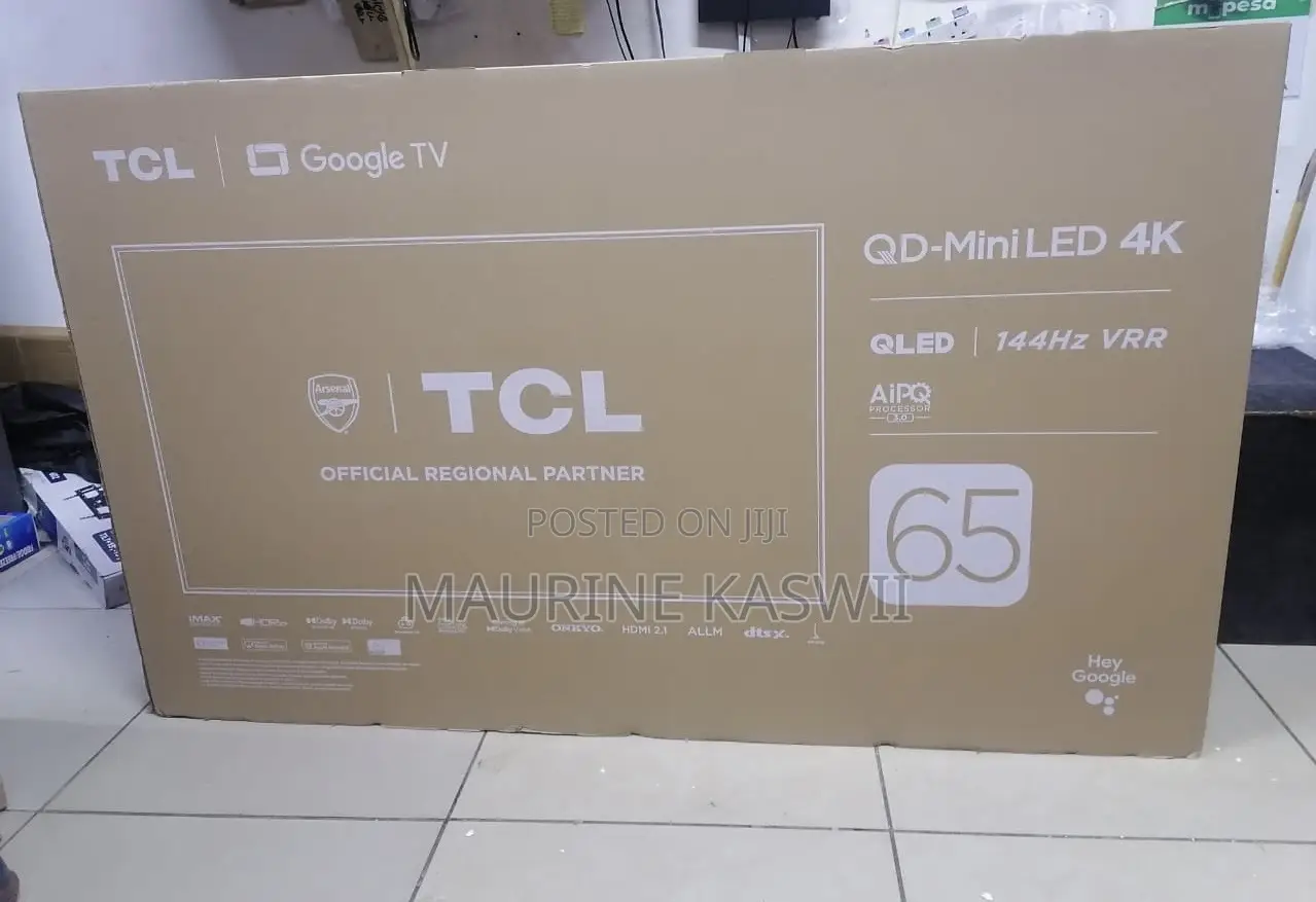 TCL 65′′ 65c755 Qd- Miniled Qled Pro 240hz Google Tv