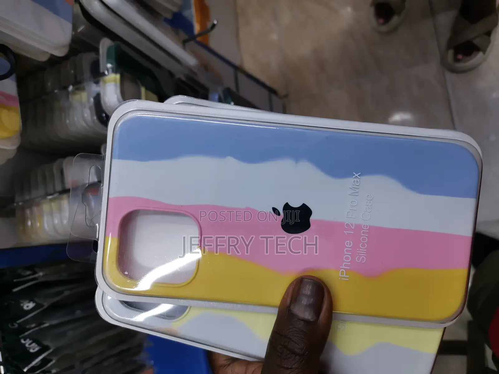Back Cover for Apple Logo iPhone 12 PRO MAX Back Cover for R