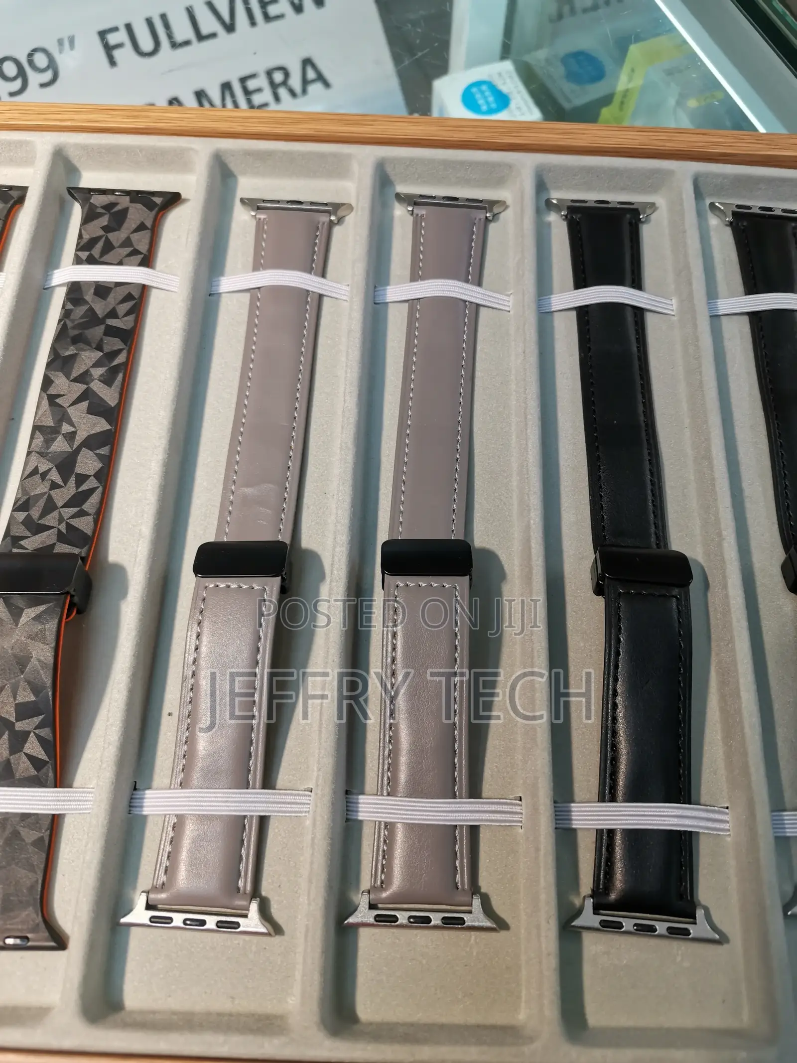 Hybrid Silicone-Leather Apple Watch Band