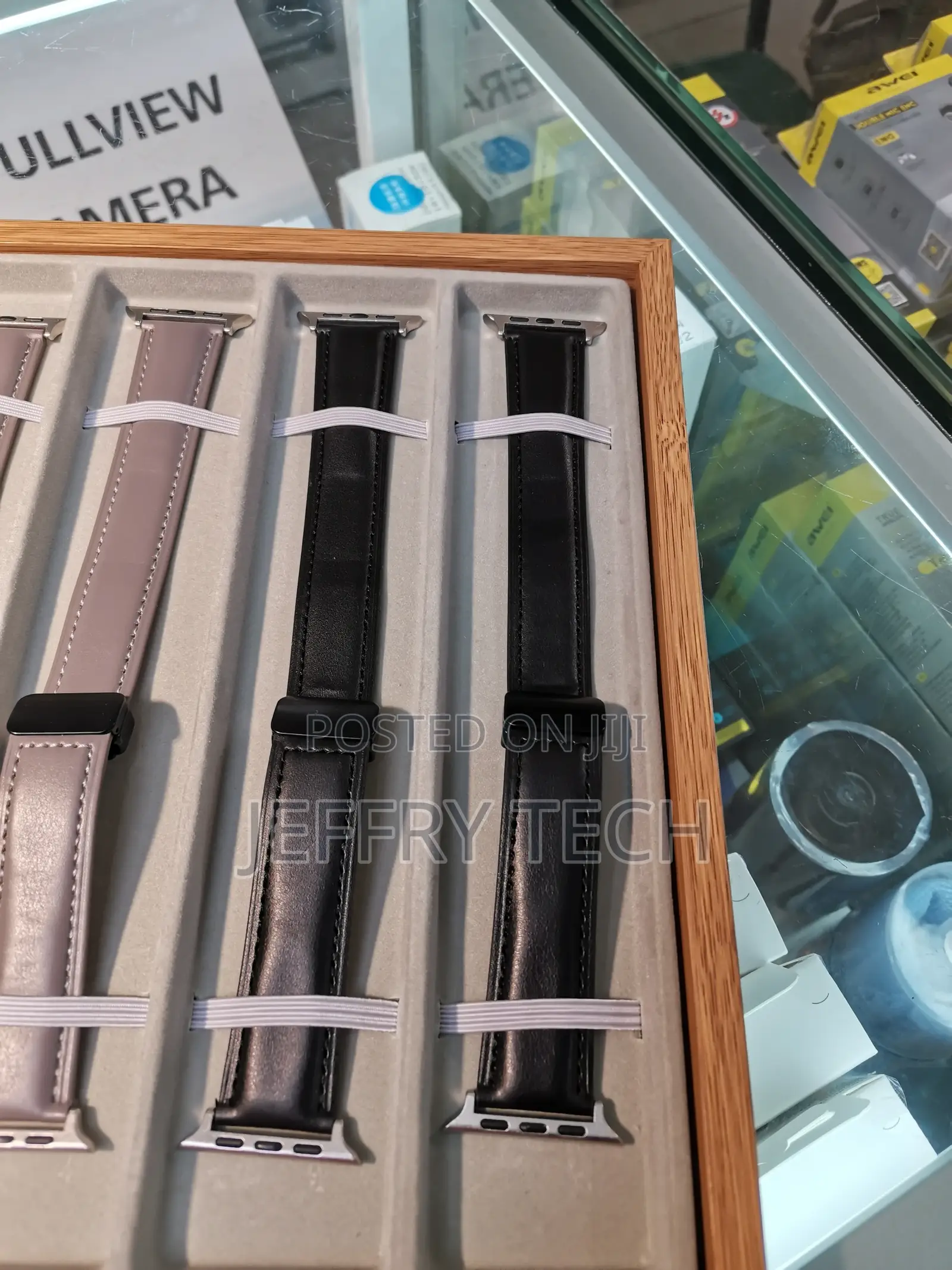 Hybrid Silicone-Leather Apple Watch Band
