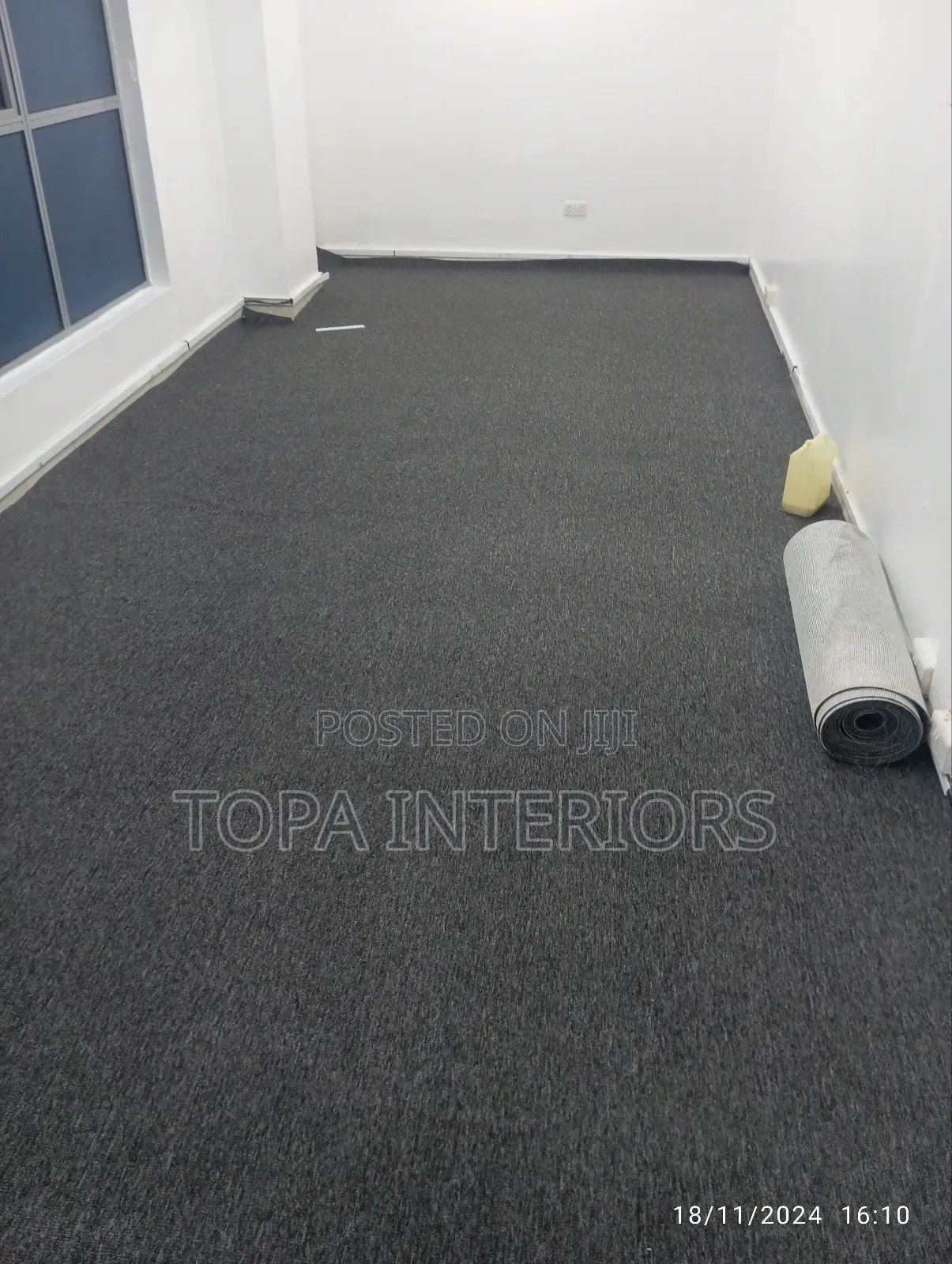 Well Trimmed Fitted Delta Wall to Wall Office Floor Carpets