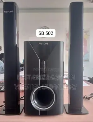 2.1ch Ailyons Sub Woofer System Bt/Usb/Fm Tall Boy