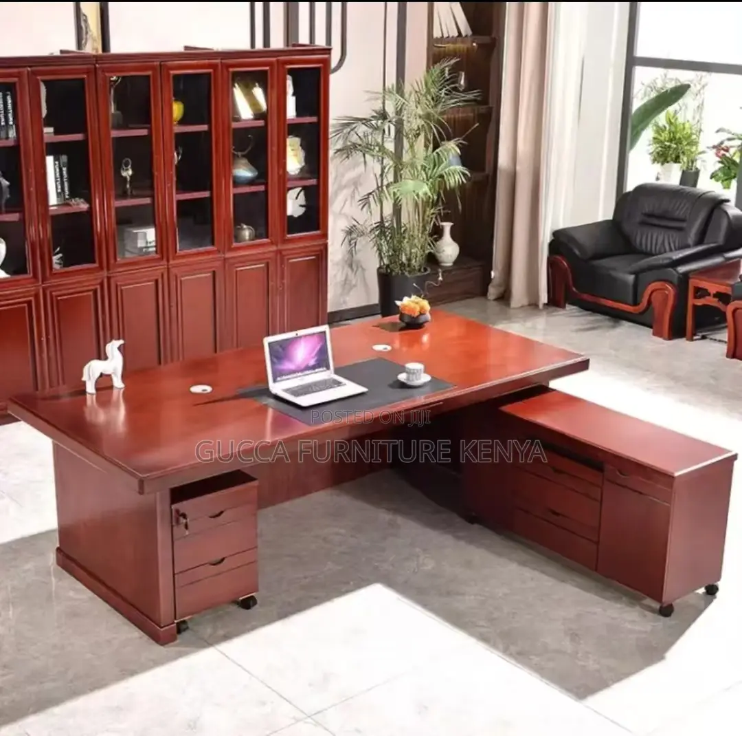 Office Tables:1800mm Executive Boss Table With Sub-Cabinet