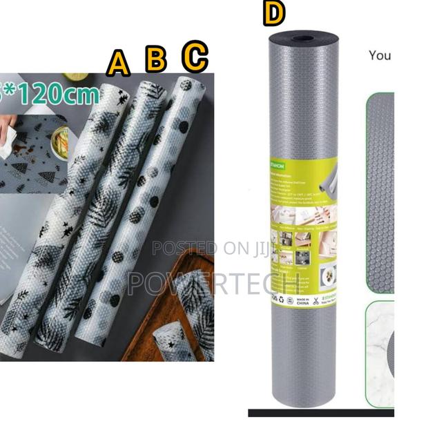 Kitchen Clear Drawer Liners Oil Proof Cupboard Shelf Liner - main view