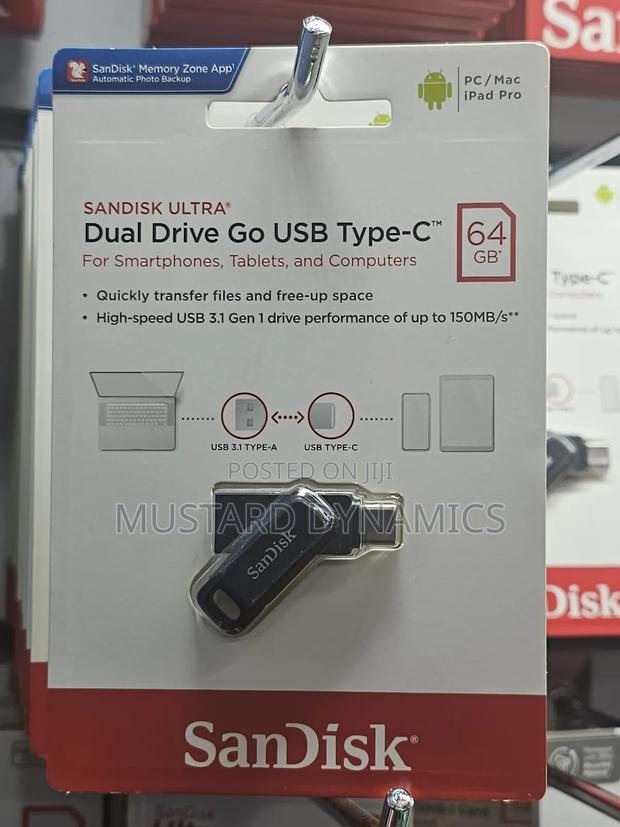 Sandisk Dual Drive- Flash- 64gb - main view