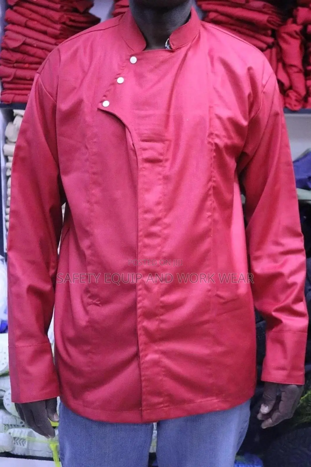 Chef Jacket Red For Sale