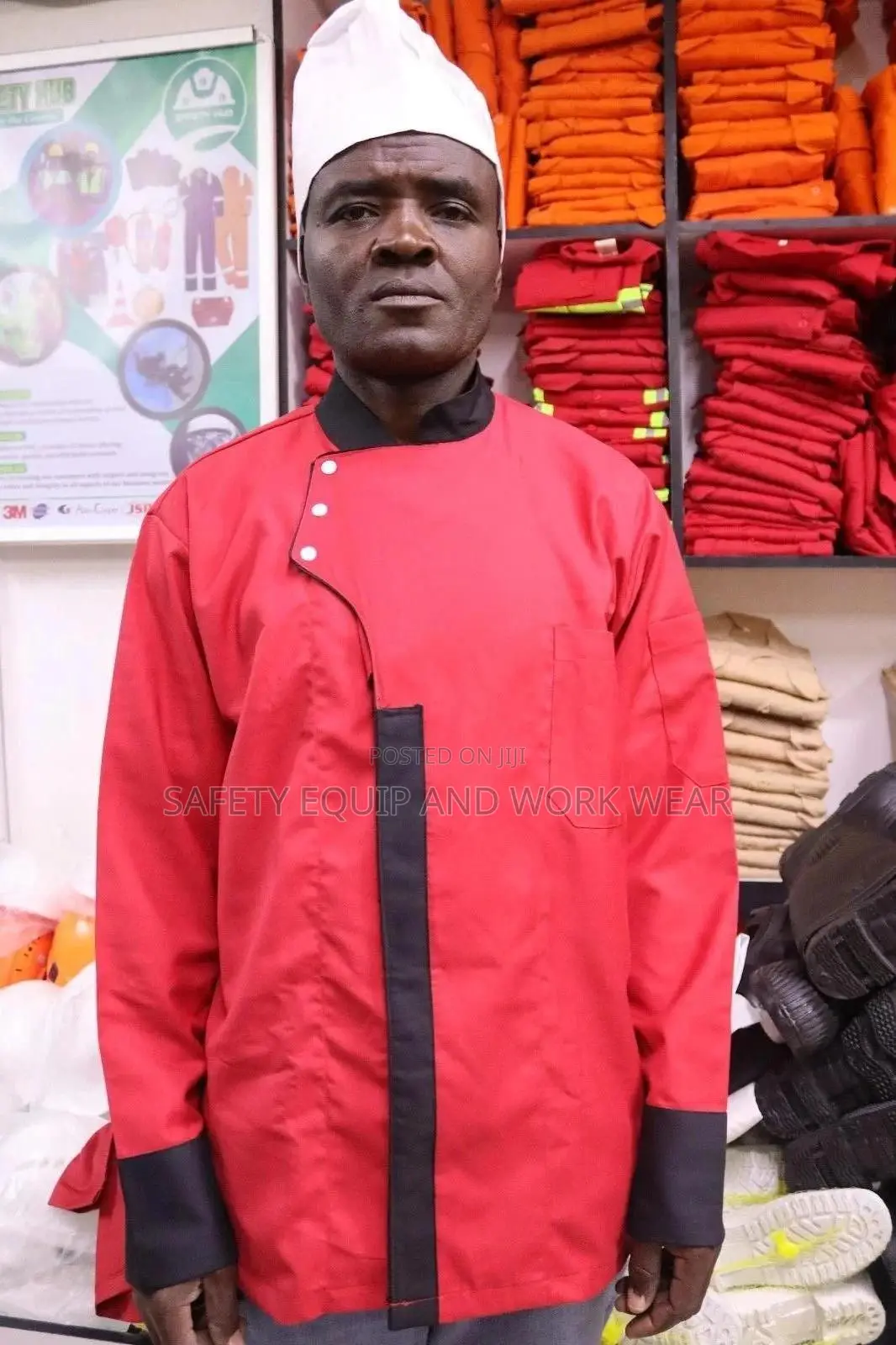 Quality Chef Jacket With A Cap