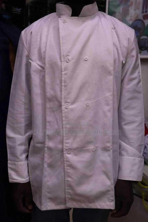 Chef Jacket White Button - main view