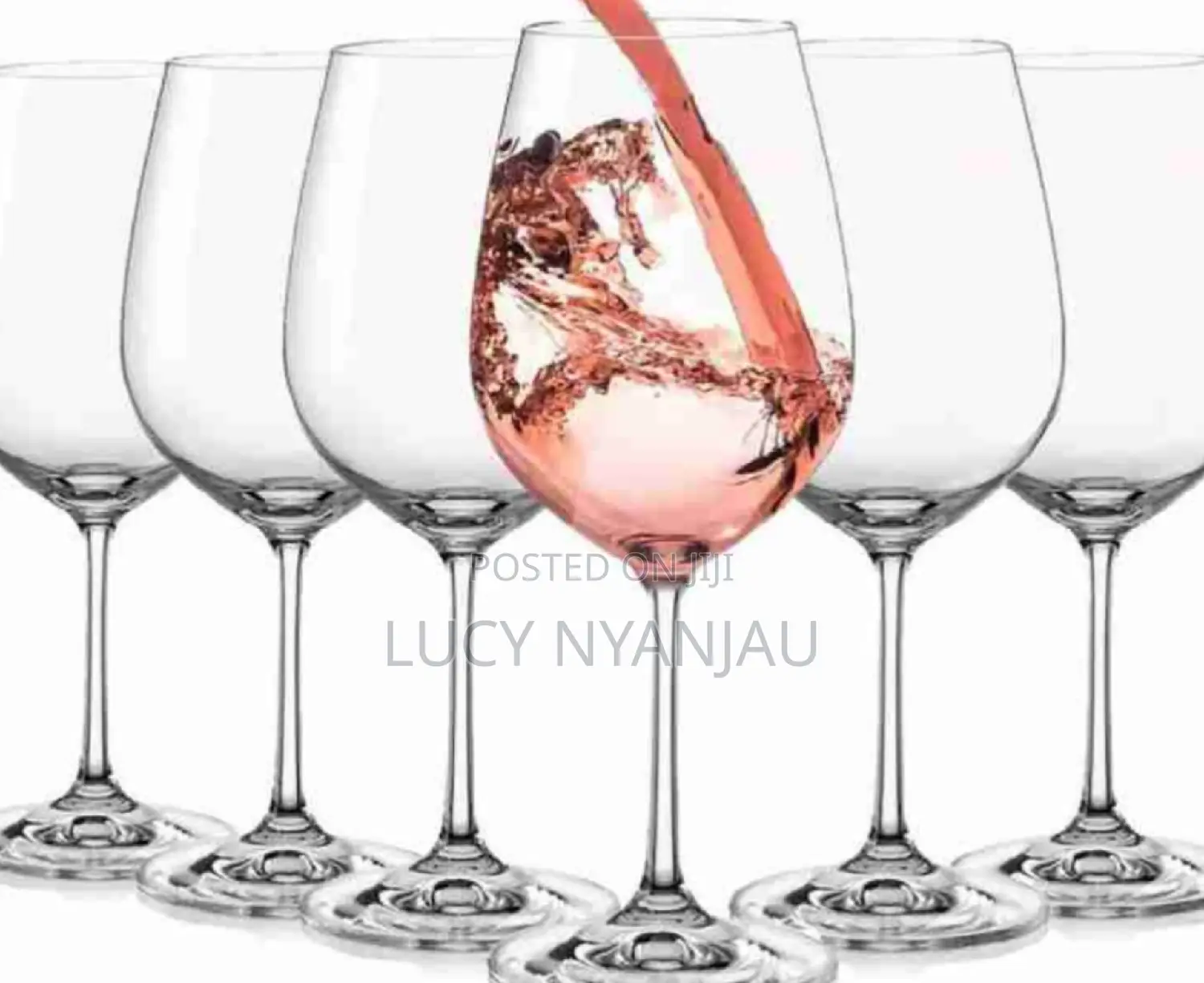 Wine Glass Set of 6 Wine Glasses