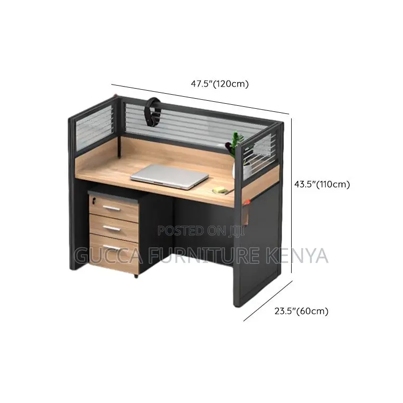 Workstation: One Seater Modular Office Study Workstation