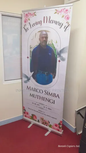 Funeral Roll Up Banner Printing