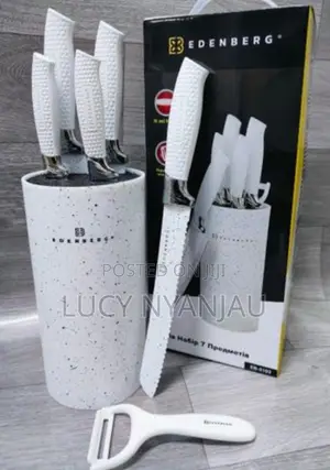 Marble Knife Set Edenburg White