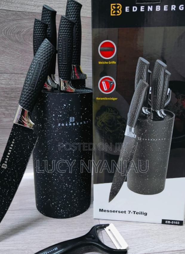 Knife Set Edenburg Black Knife Set
