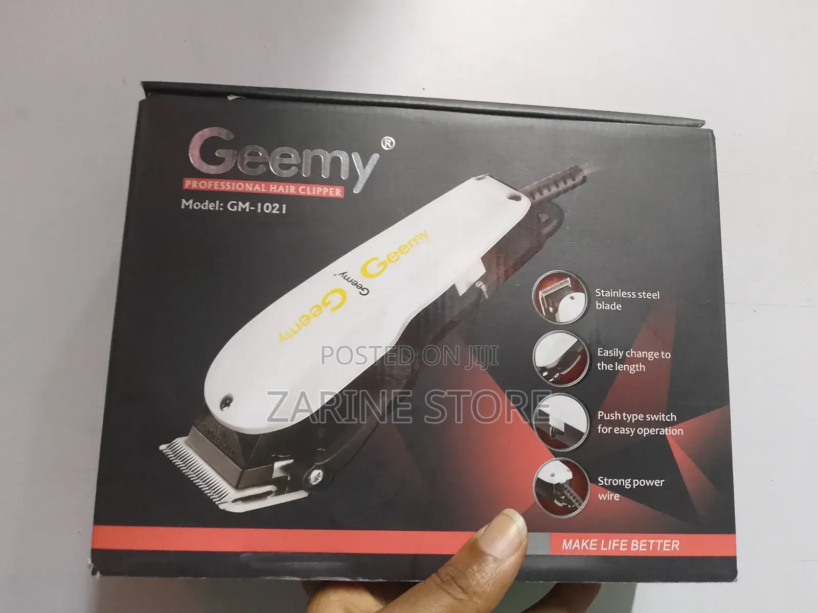 Geemy Shaving Machine Electric Corded Stainless Steel Blade