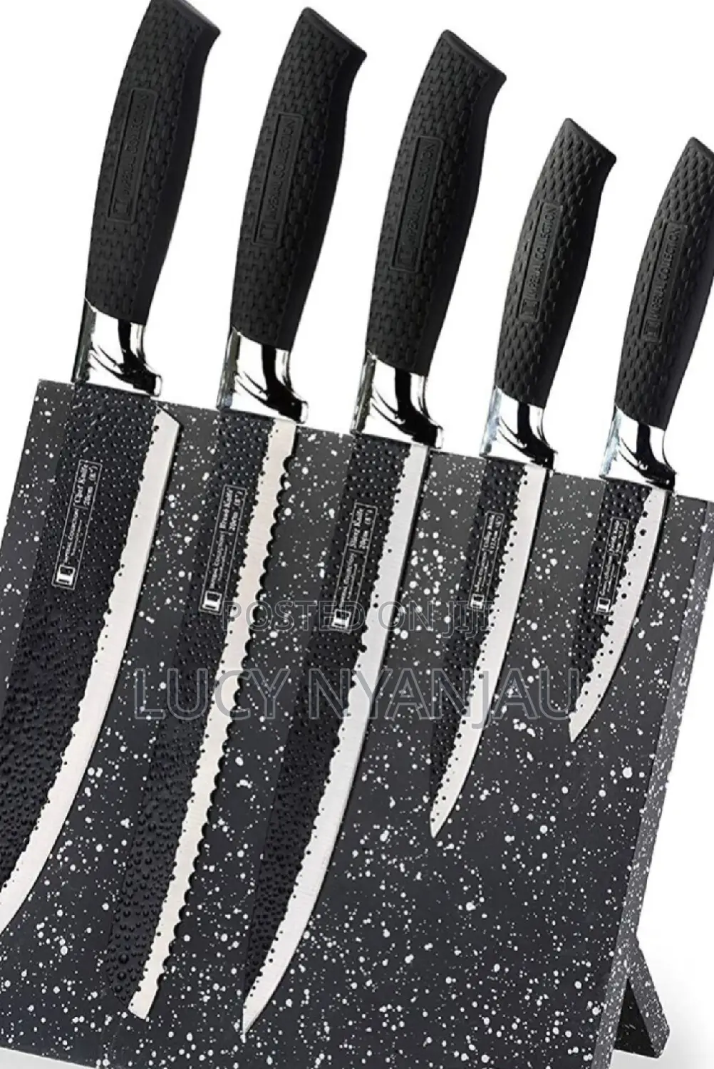 Edenburg Black Knife Marble Set