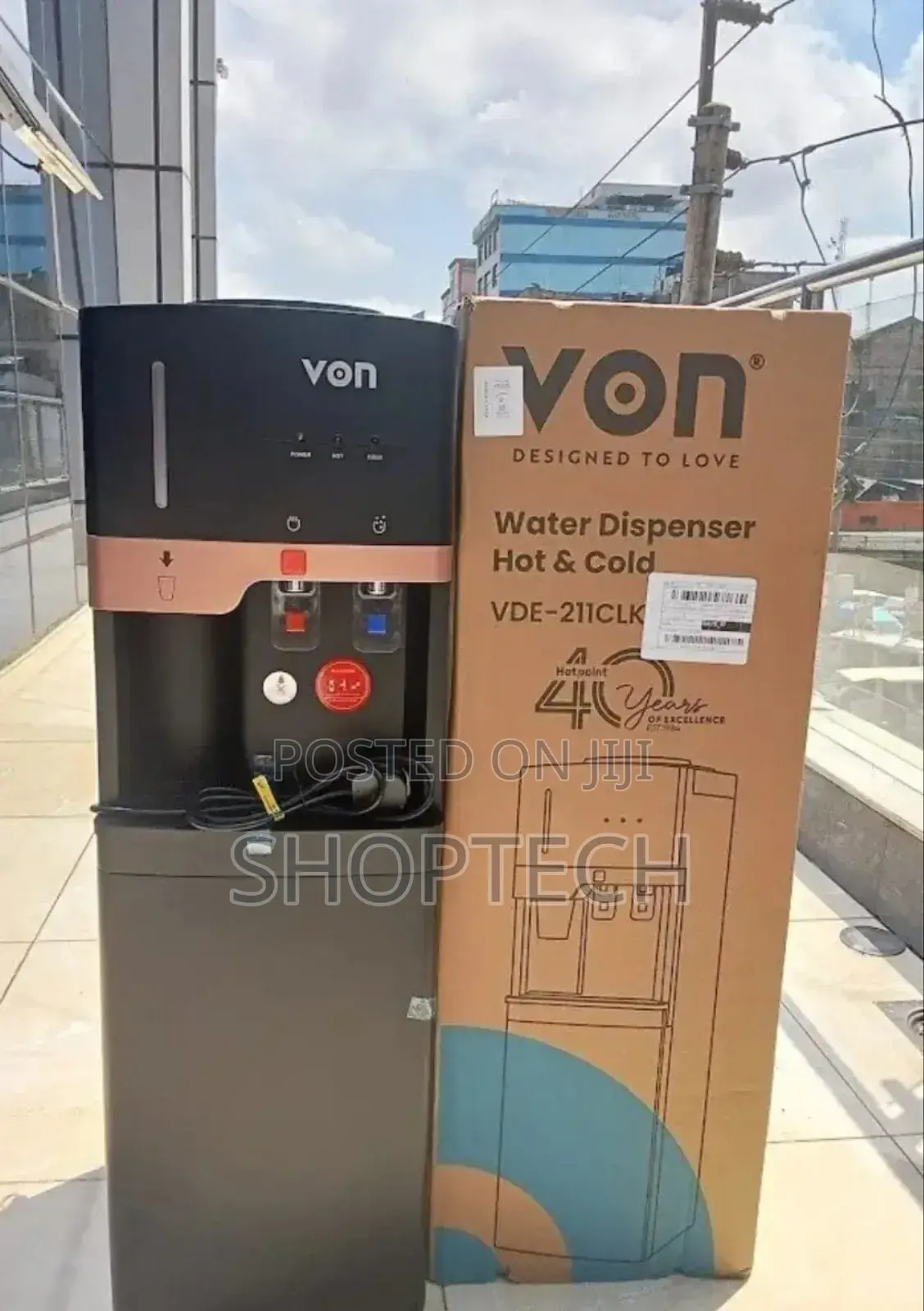 Von Water Dispenser VDE-211CLK