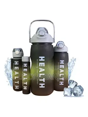 Water Bottle Motivational Bottle* 4in 1*