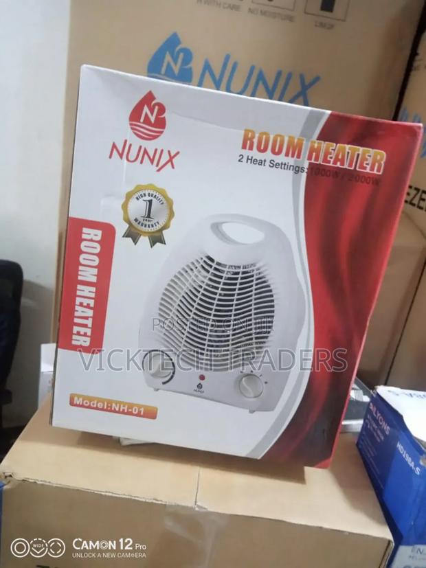 Room Heater!Nunix Fan Heater With 1yr Warranty