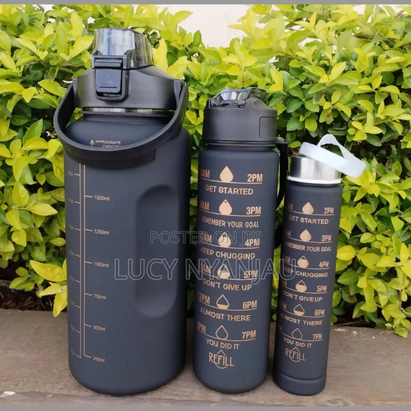 Water Bottle Motivational 3in1 Bottle